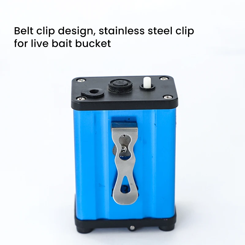 2 pcs AA Batteries Portable Water Circulation Aluminum Aerator Fishing Air Pump Aerator