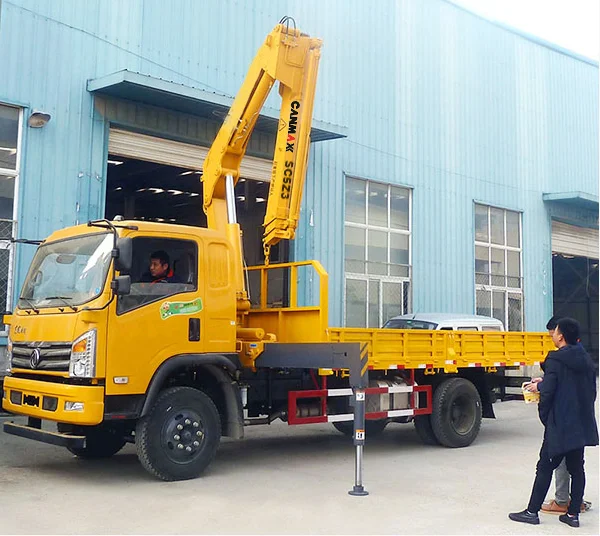 5 ton truck mounted crane  SC5S3 SC5Z3 boom crane price for sale