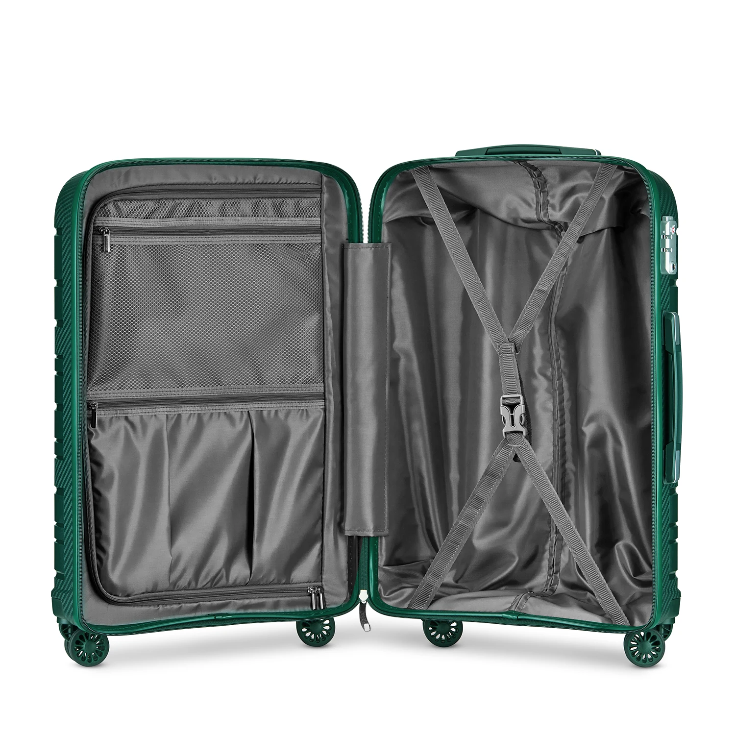 2022 New 3 Piece Suitcase Custom Logo Trolley Case Hard Case PP Luggage