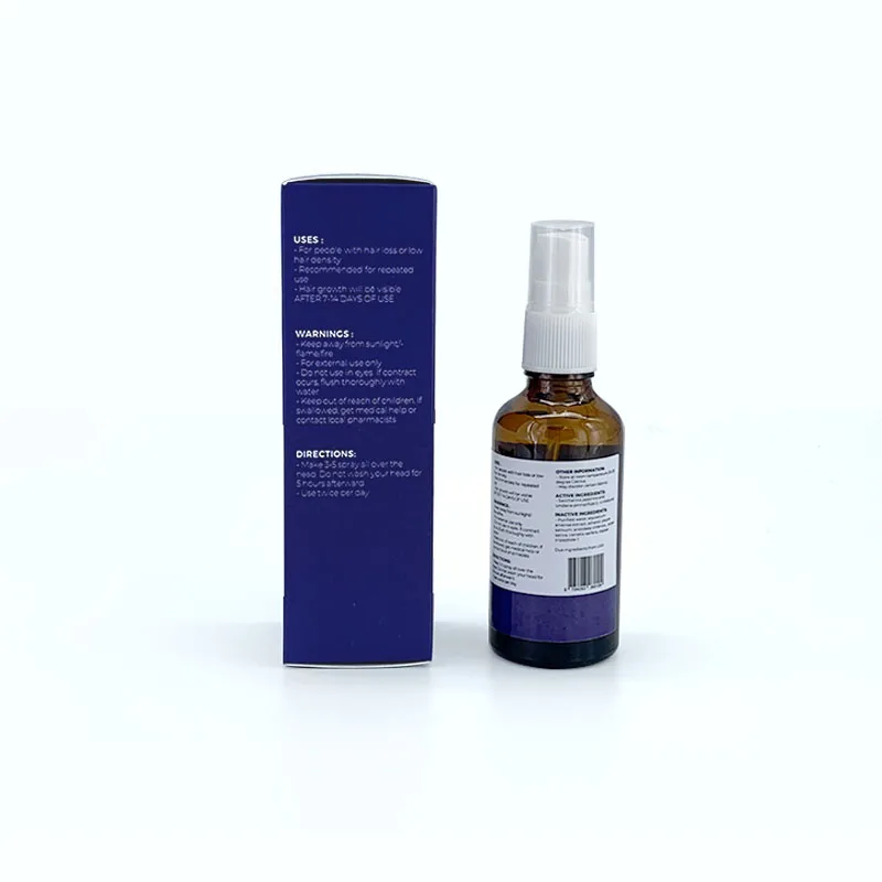 Customized Super Effective Hair Growth Elixir Anti-hair Loss Tonic Organic Hair Growth Spray for Men