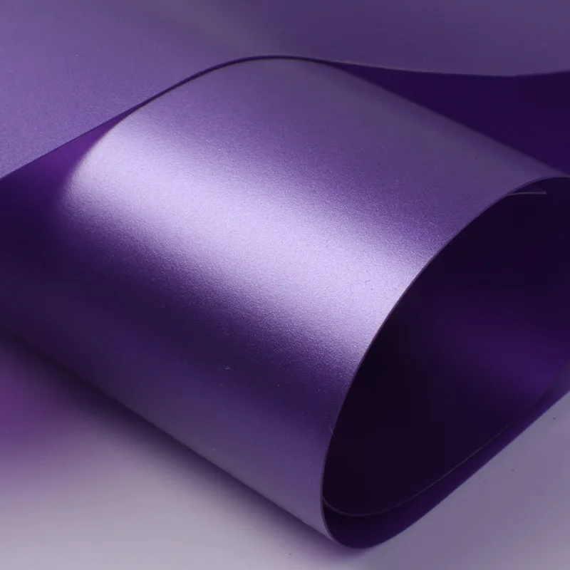 S014 Matte Pearly Translucent PVC plastic film 0.3mm printing faux leather for accessories craft stationery further processing