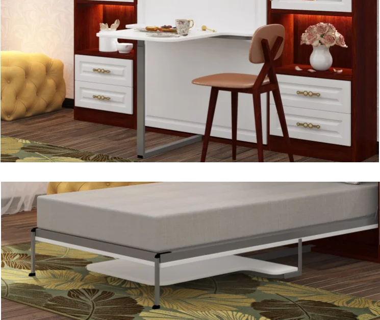 bedroom steel metal adjustable concealed bed vertical turning bed hinge folding hinge bed lifting mechanism