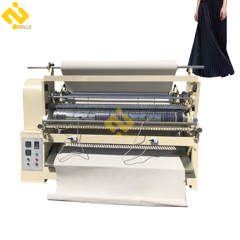 Small Size Rotary Pleating Making Machine For Fabric Clothing