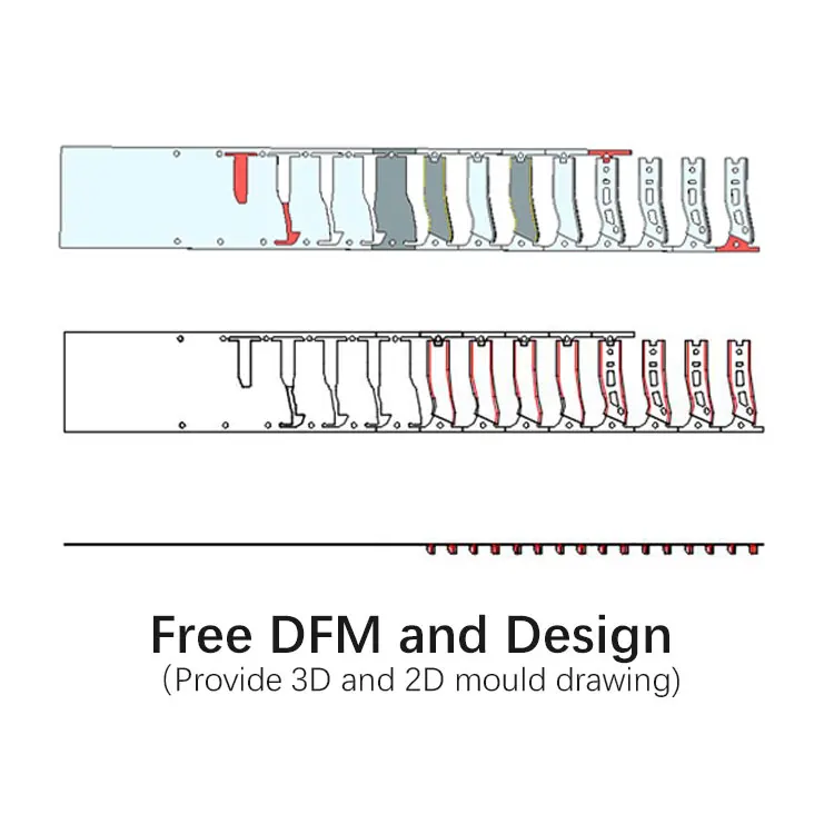 Newsky Dongguan Iso9001 Factory Free 3D Design Custom High Precision Sheet Metal Mold Press