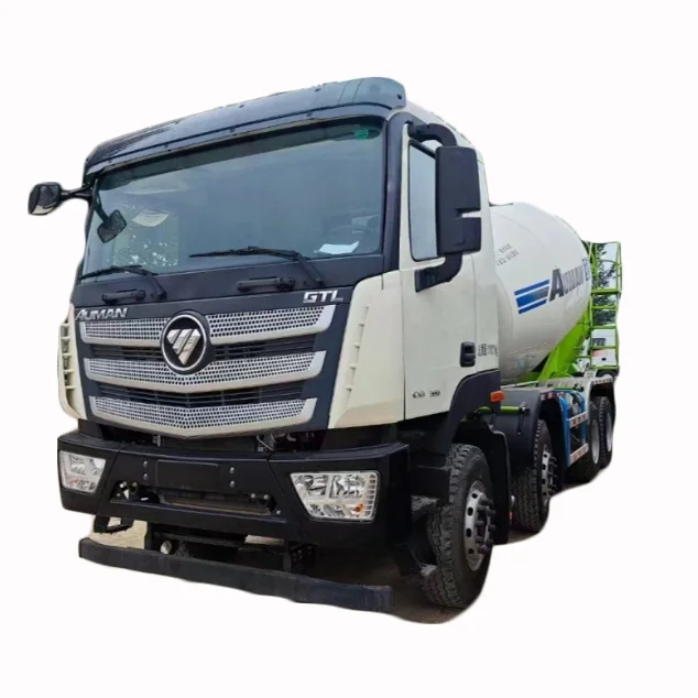 Foton Auman 8X4 12 Wheeler 12cbm Concrete Cement Mixer Truck for Sale
