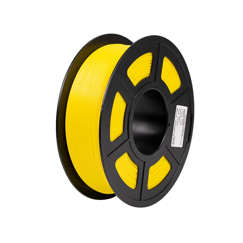 ISANMATE high quality 3d filament petg 1.75mm Petg granul color yellow with 3d printer filament