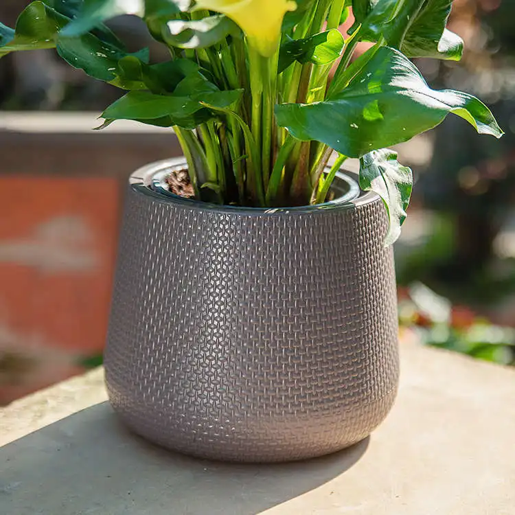 
Customized different sizes home garden flowerpot plastic hanging plant planter pot 