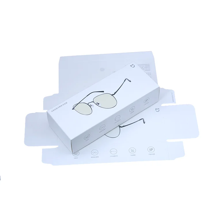 Wholesale Soft Paper Glasses Packaging Box Case Custom Logo Cardboard Boxes For Glasses