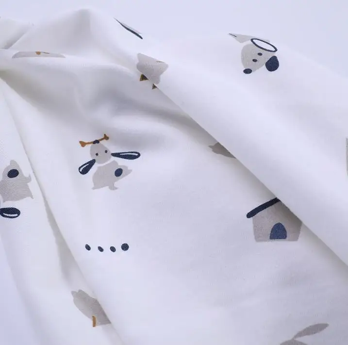 Горячая Распродажа DIY ткань индивидуальный дизайн печать 100% хлопок вязание предварительно вырезанная ткань для постельного белья