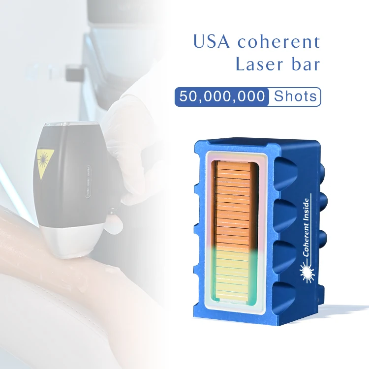 Platinum 755 808 1064 Diode Laser Hair Removal Machine Laser Beauty Equipment for Salon 50 Million Shots Laser Hair Removal Ice