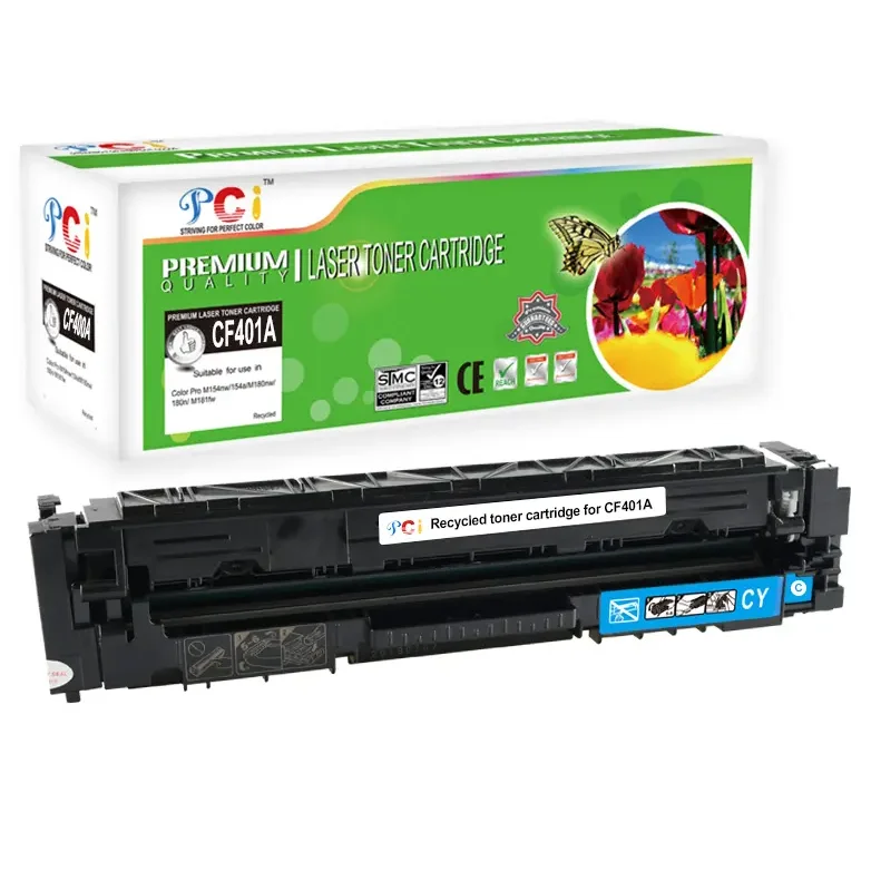 PCI brand High Quality Compatible Color Ink and Toner Cartridge CE400A CE400 CE400X for HP Laserjet 500 M551DN M551XH
