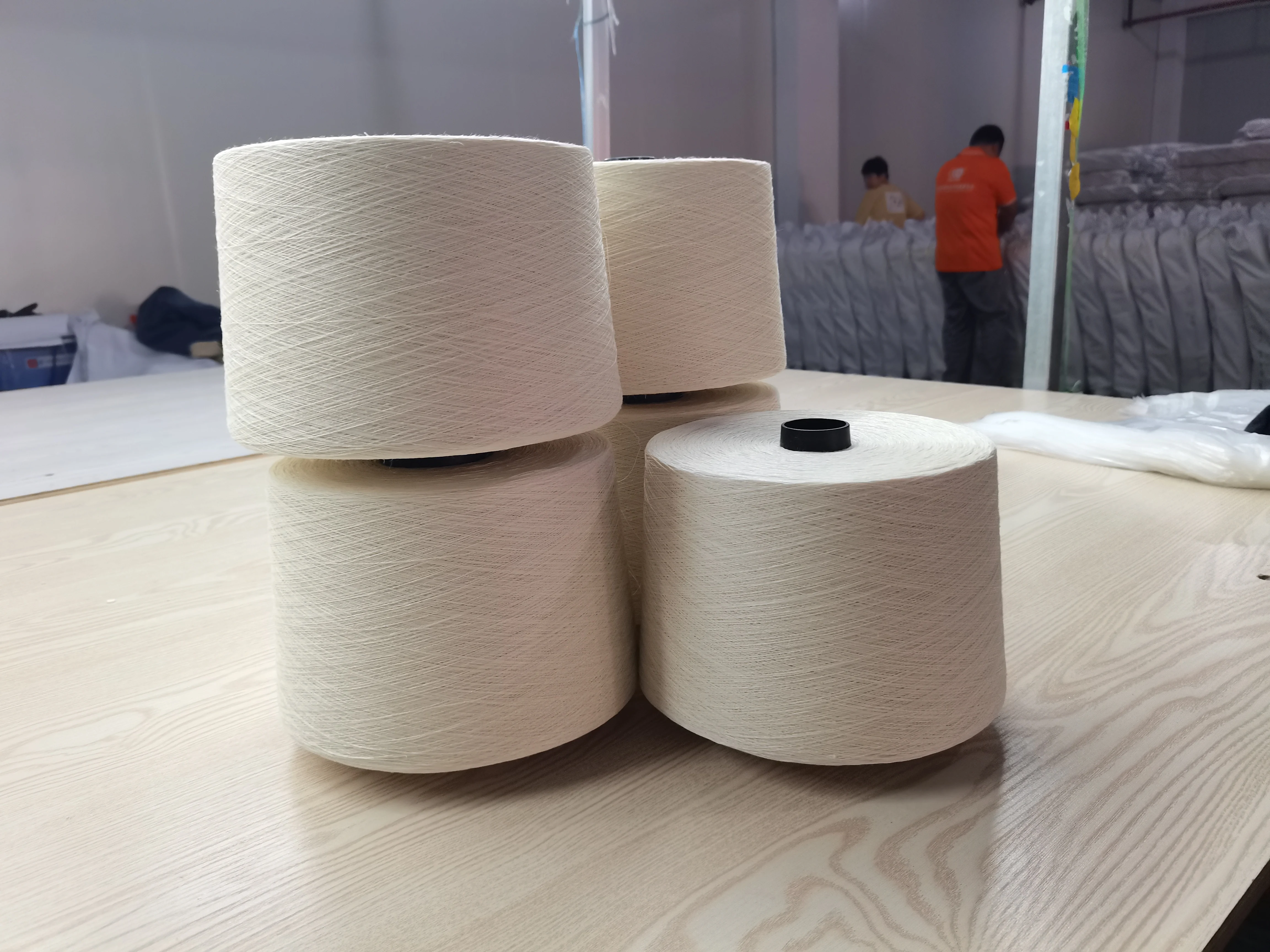 18N flax yarn 100% natural flax recycled flax yarn