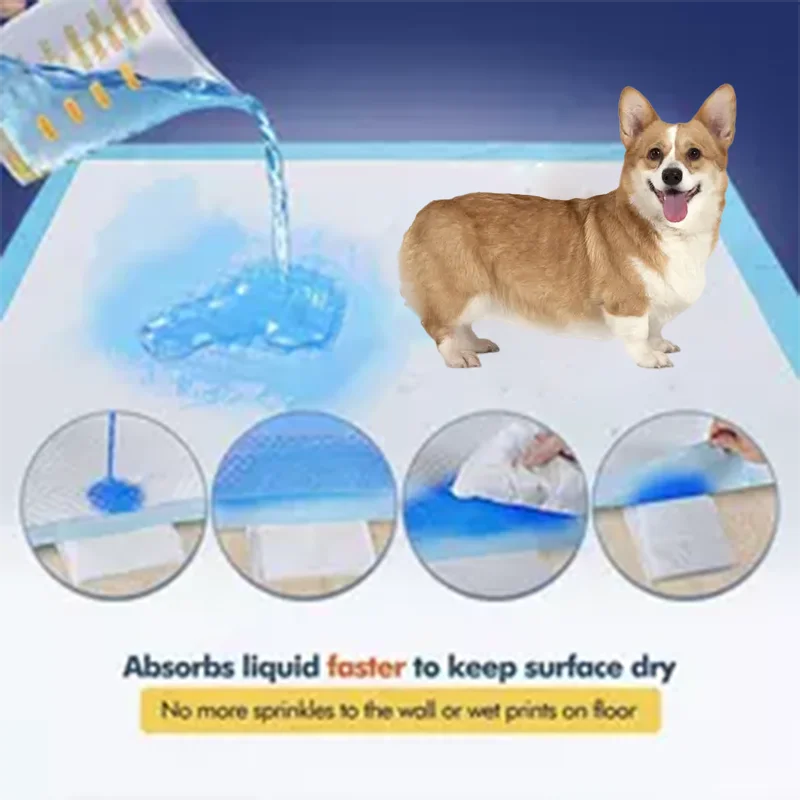 factory oem waterproof puppy diaper training disposable pet urine pee absorption and potty wee pads for dog padding xl 60x90