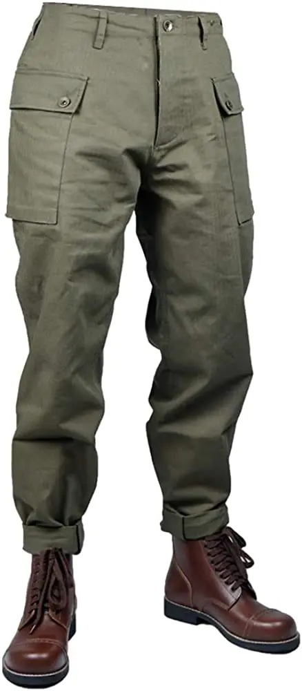 WW2 U.S. tactical HBT MP44 Pants Trousers Outdoor Pants
