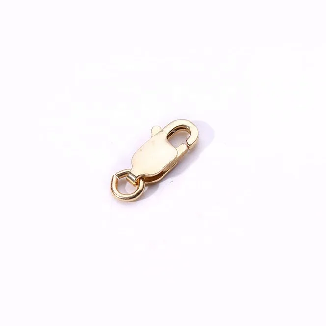 Hot sales 14K Solid Gold Lobster Clasp Handmade DIY Accessories  for Jewelry Making