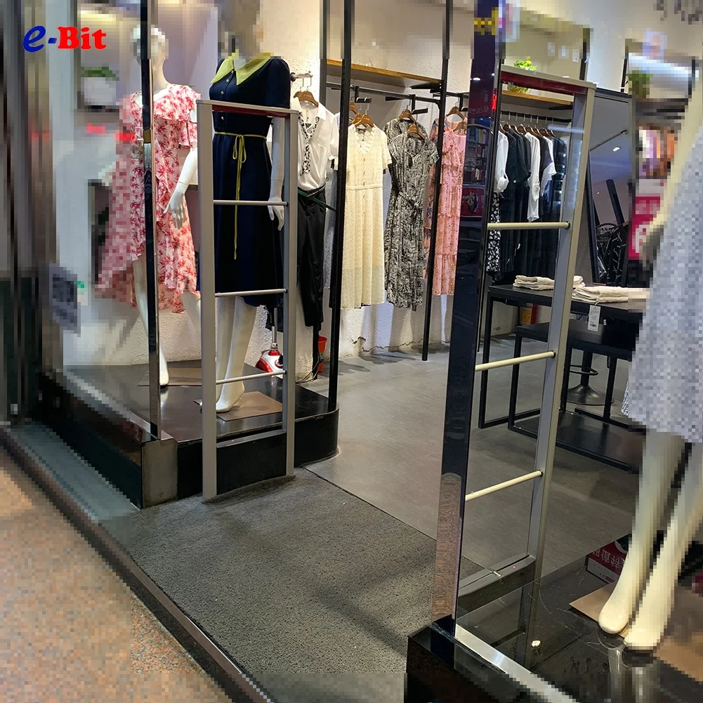 e-Bit Manufacturer EAS RF Anti-theft Security System RF-002 8.2Mhz Aluminum Alloy Alarm Gates Garment Stores Shoe Shop