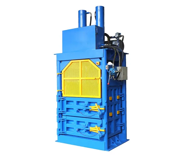 China factory direct Vertical Baler Clothes Baling Machine Cotton Plastic Solid Waste Compactor Machine