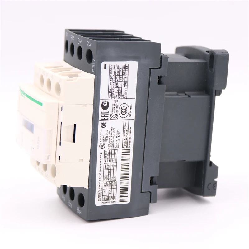 LC1DT25N7 AC electric magnetic Contactor 4P 4NO LC1-DT25N7 25A 415V AC coil