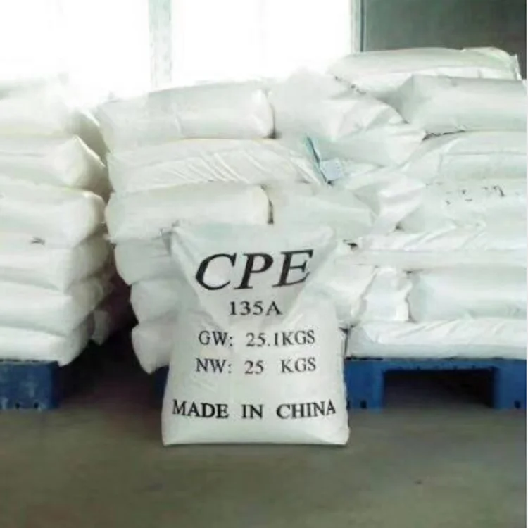 Заводской экспорт Хлорированный Полиэтилен cpe CPE135A CPE130A CPE140B CPE135B