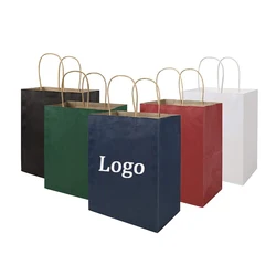 Recyclable custom printing multi color art kraft nike paper bags with your own logo