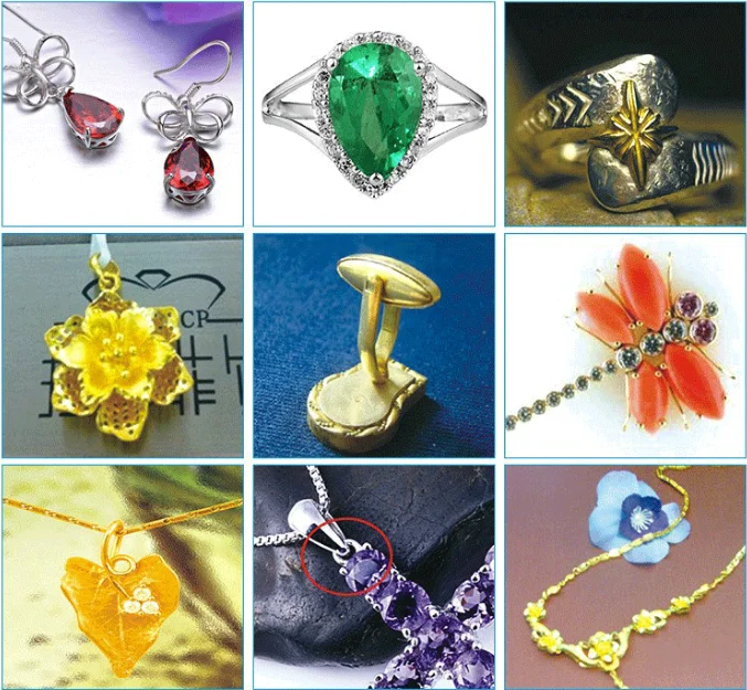 24K Gold 200W Desktop Spot Micro Jewelry Laser Soldering Welding Machine Jewellery