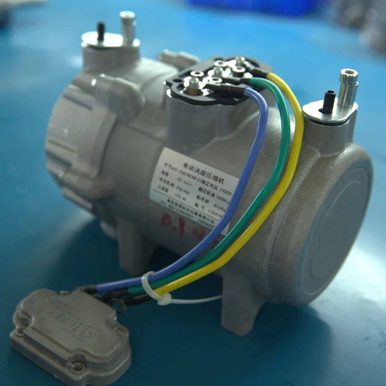 
auto part r134a 24v electric car scroll air conditioner compressor 