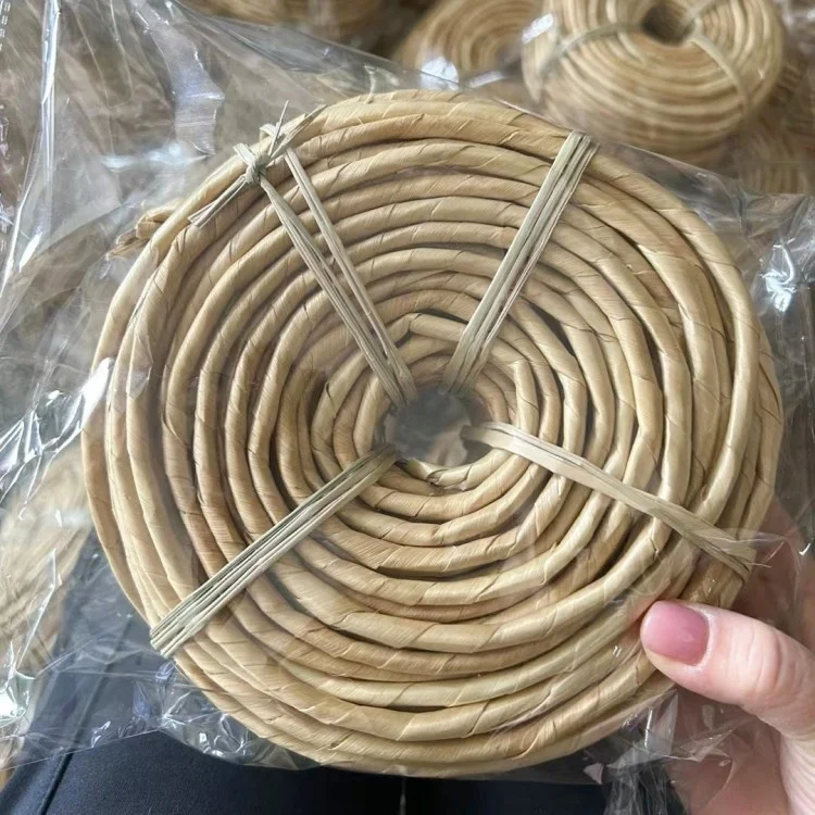 Natural Single-Ply Straw Rope for Weaving Matting Chair Caning Gardening Packaging Making Furniture Gift Handicrafts