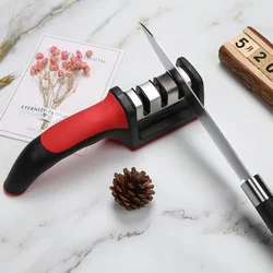 Manual Kitchen Knife Sharpening Tool Tungsten Ceramic Handheld Knife Sharpener 2 stage