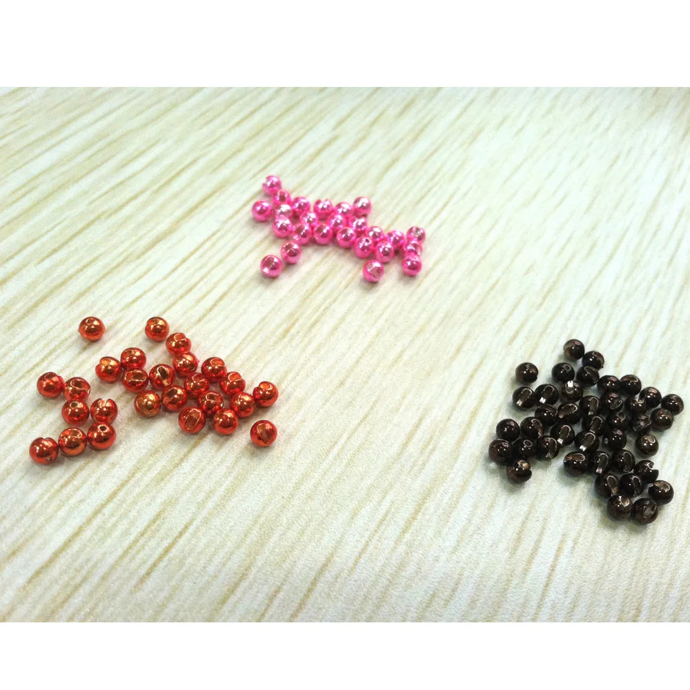 Slotted tungsten beads for fly fishing, nymph head, dry head, flies BTI-08A-014(B13)