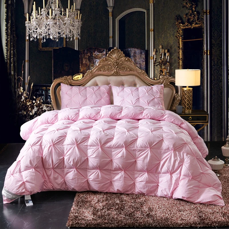 Goose down Luxury Thickened Warm Skin Friendly Comfortable Quilt for Autumn and winter fur quilt