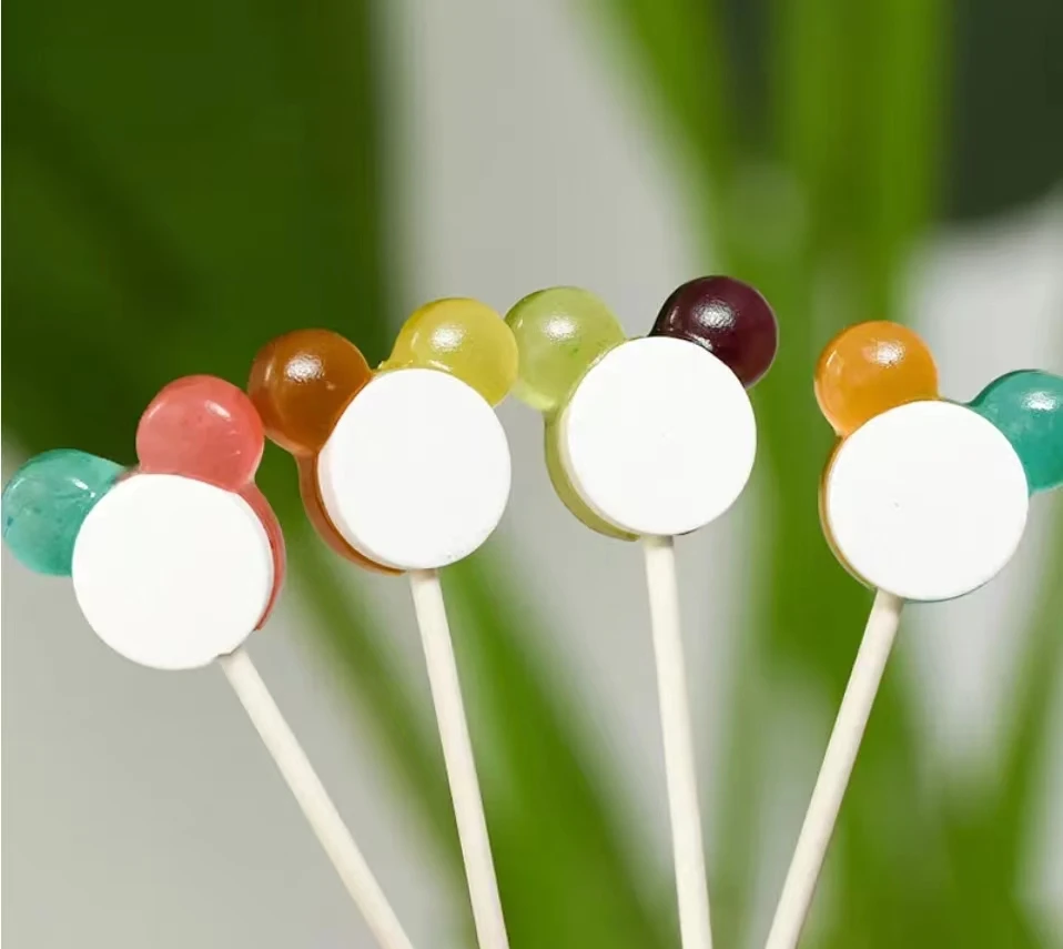 High Efficiency Cherry Lemonade Processing Machine New PLC-Bearing Core Components for Lollipop Production in Food Factories