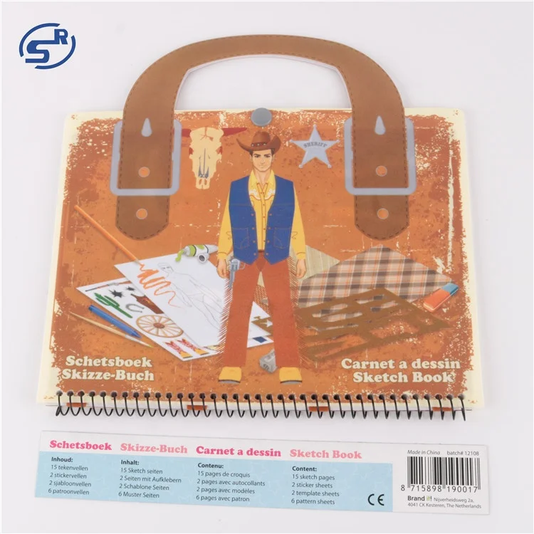 
Sunrise Accept Custom OEM Paper Colored Model Fashion Design Book 