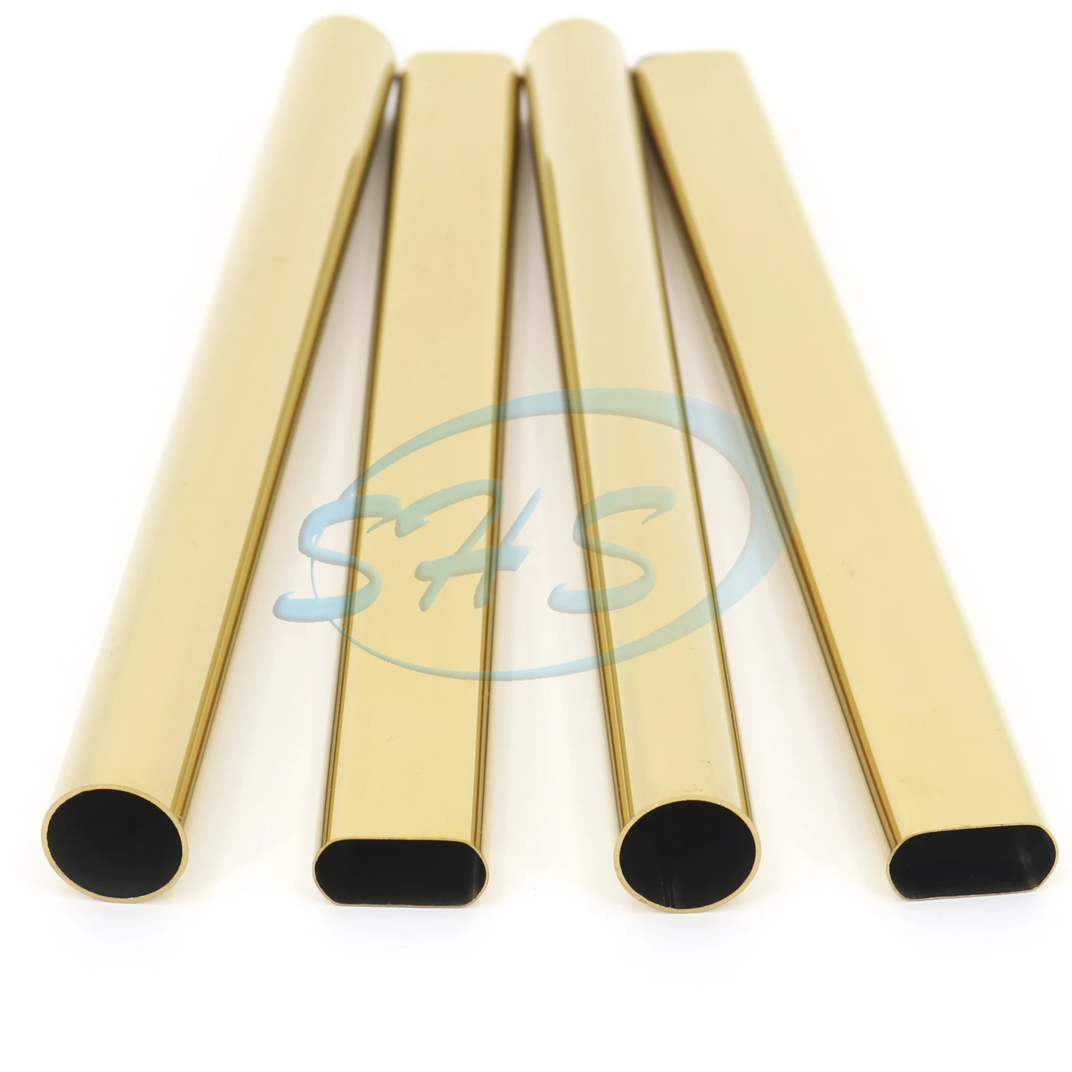 TP 201 304 316 stainless steel color pipes with mirror & golden surface PVD plated pipe for table shelf furniture etc