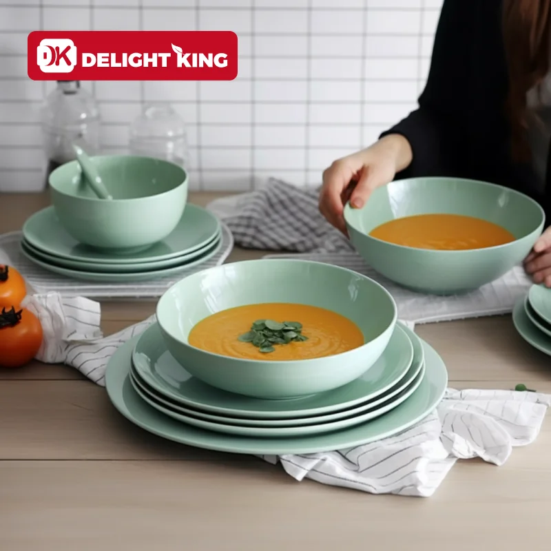 Double Plain Heat Resistant Opal Glassware Bowl For Noodle Rice And Soup