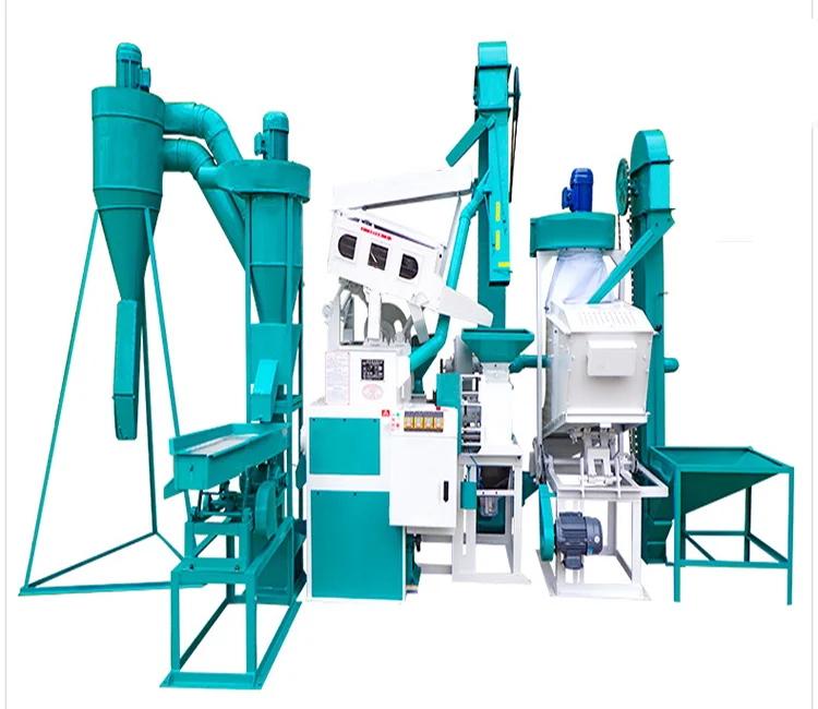 Mini rice milling dryer sets rice and corn milling machines