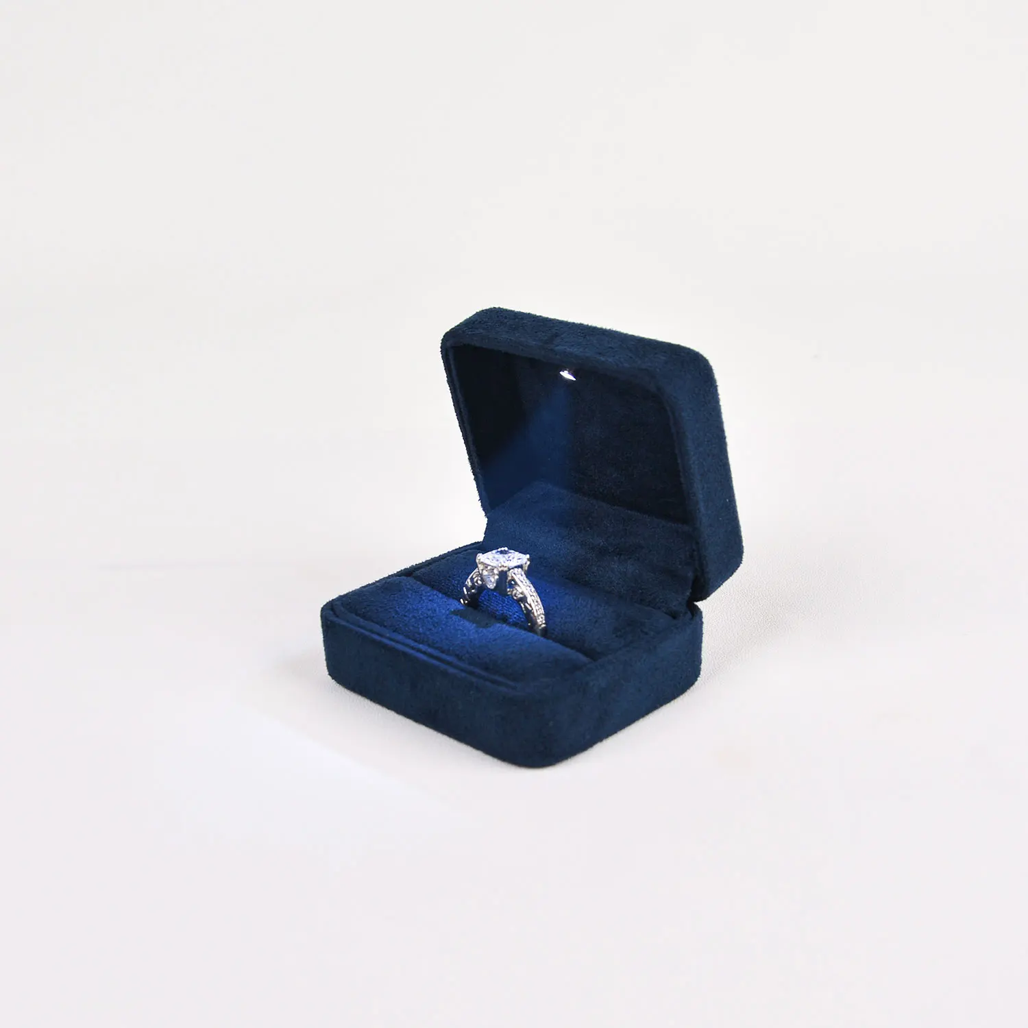 Wholesale Luxury Earring Necklace Box Premium Jewelry Ring Box Packaging Led Jewelry Box With Logo