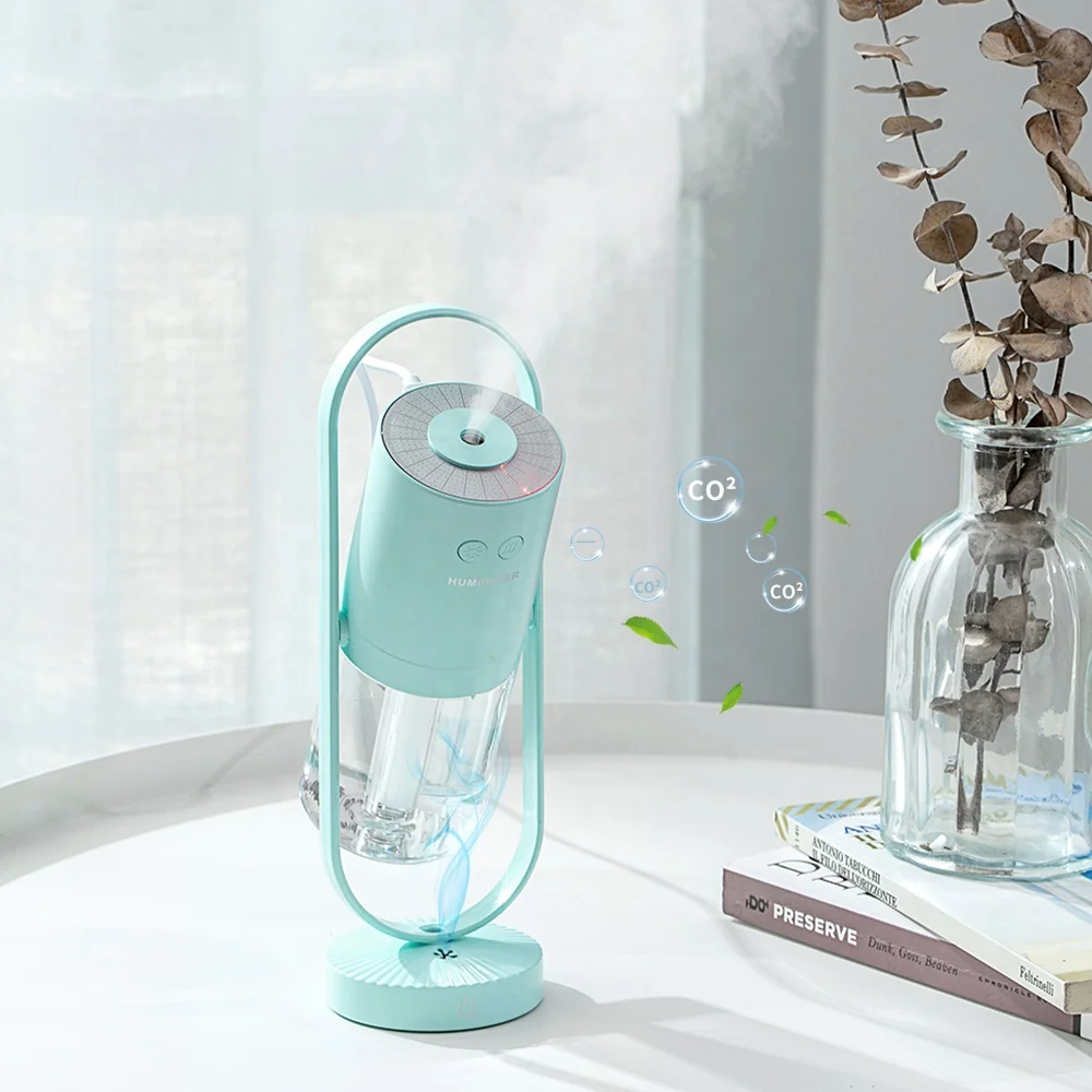 New Arrival Compact and portable Anion humidifier Magic Crystal  car humidifier For Dry Skin Home Bedroom and office
