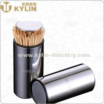 high quality automatic stainless steel toothpick holder