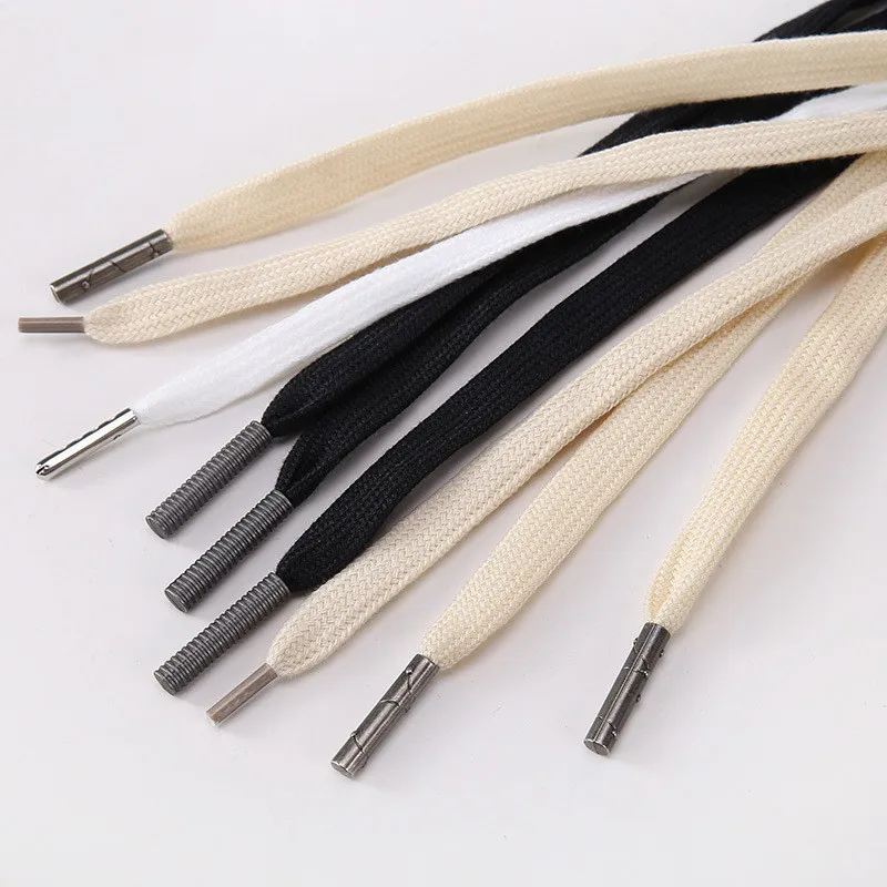 Solid Braided Fashion Weave Garment Accessories Cotton Rope Drawstrings