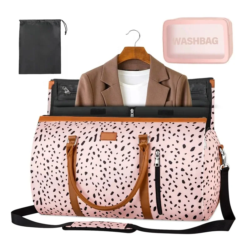 Mergeboon custom garment bag large travel duffel bags for women hanging suitcase suit garment bags