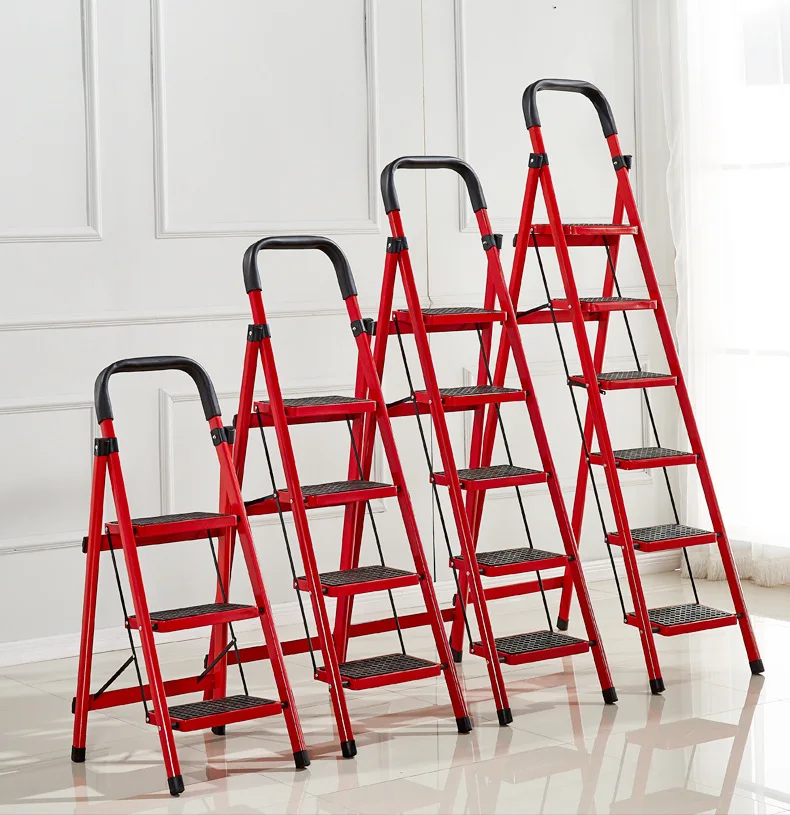 Folding Foldable Step Ladder Household Thickened herringbone Three, Four, Five, Six Step