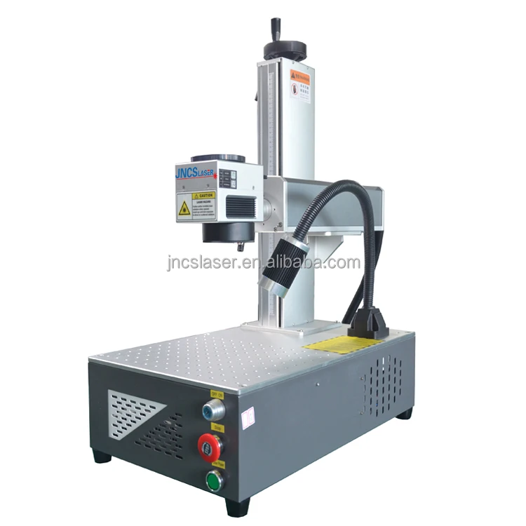 JNCS laser fiber laser marking machine for mirror steel plastic