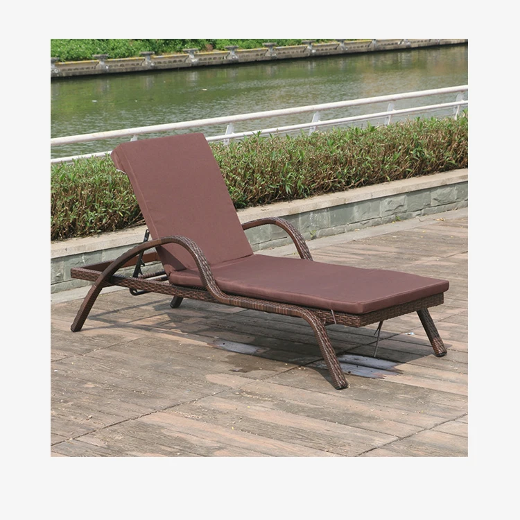 
Good Price sunbed outdoor garden furniture beach sun lounger bed beach 
