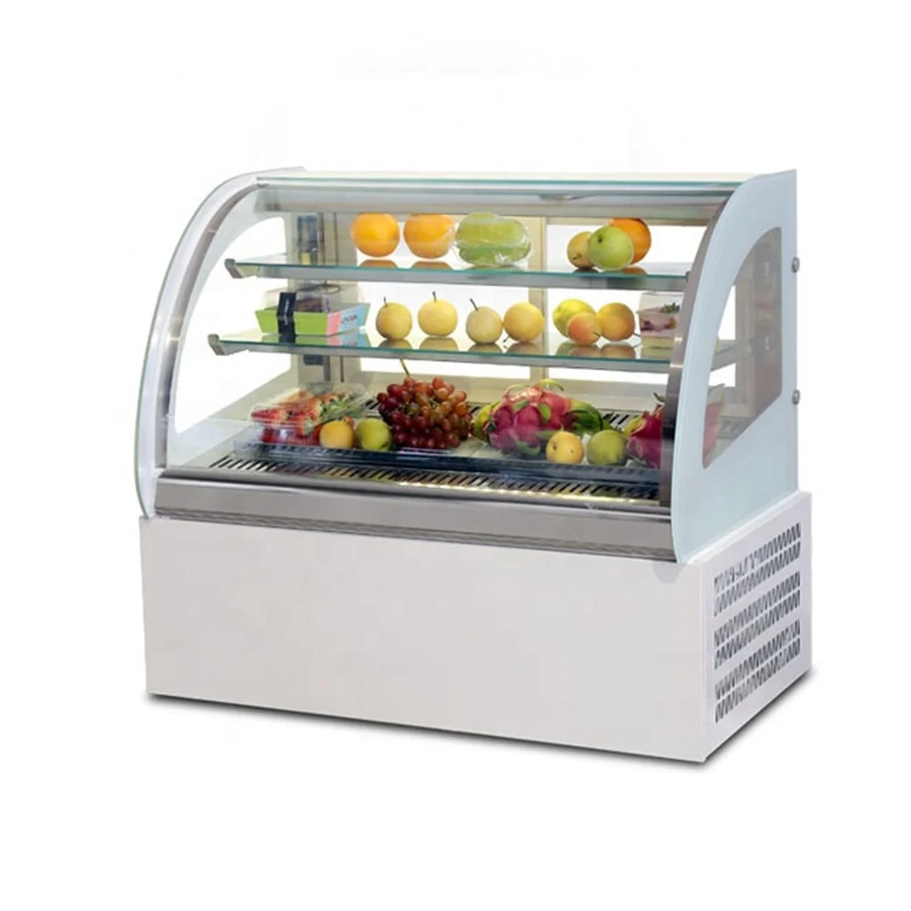 Factory Direct Sale 900mm Mini Cake Display refrigerator fruit frezzer Dessert Store Cake Storage Cabinet