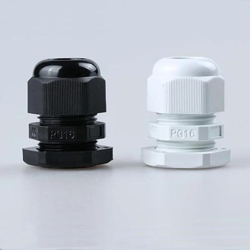 PG16 10-14mm Nylon Cable Gland Plastic Waterproof Connector