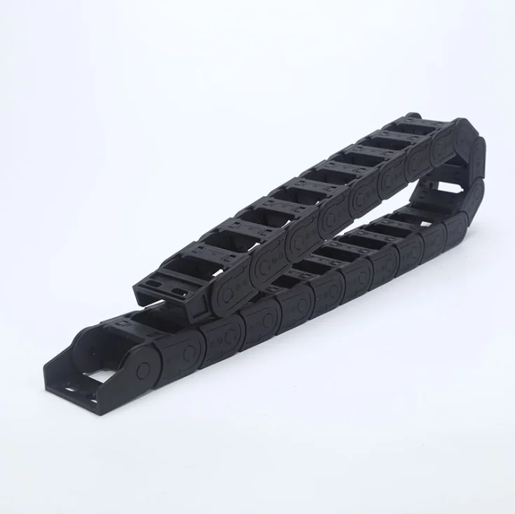 
T25 series 25*38 mm bridge flexible Electric Energy wire carrier protection nylon PA66 plastic towline cable Drag chain 