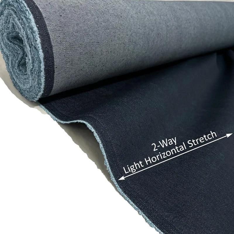 9.4 oz High Quality Roll of  no Stretch Denim Fabric