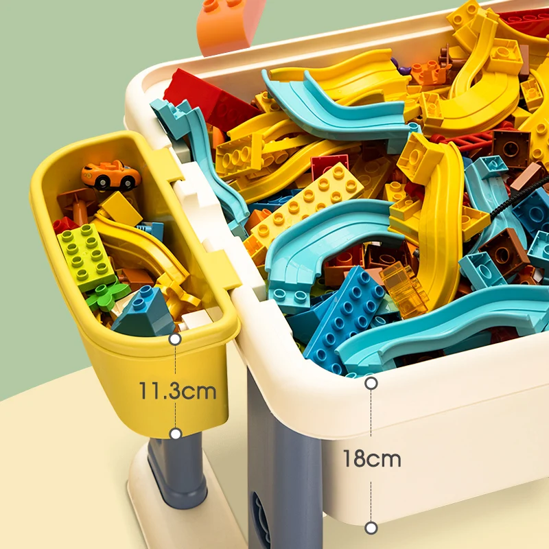 Multipurpose Building Block Table ABS Plastic Storage Table For Children ODM OEM Customization