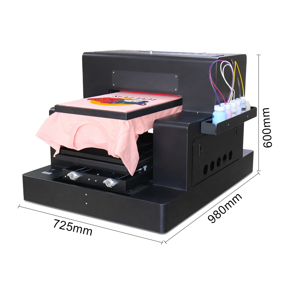 A3 DTG digital Inkjet t-shirt printer direct to garment t shirt printing machine printing shoes/cotton/Jeans