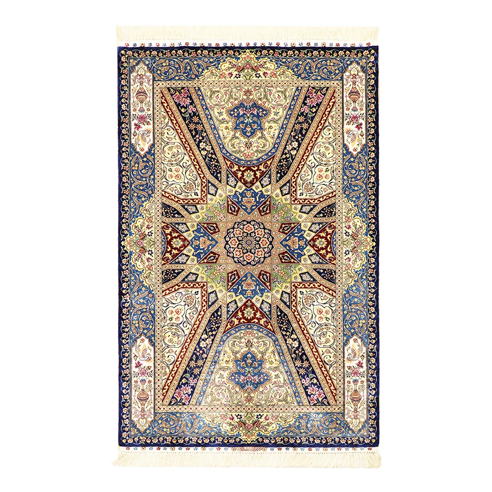 Yuxiang 3x5ft  Small Size Handmade Persian Area Rug  Floral Design Nanyang Carpet New Carpet Design